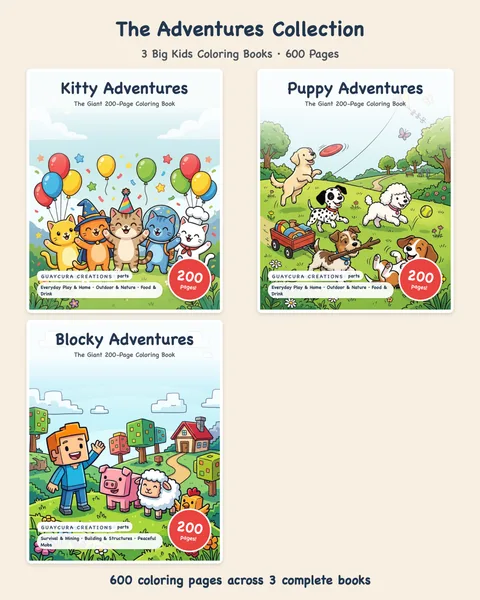 The Adventures Collection printable coloring book
