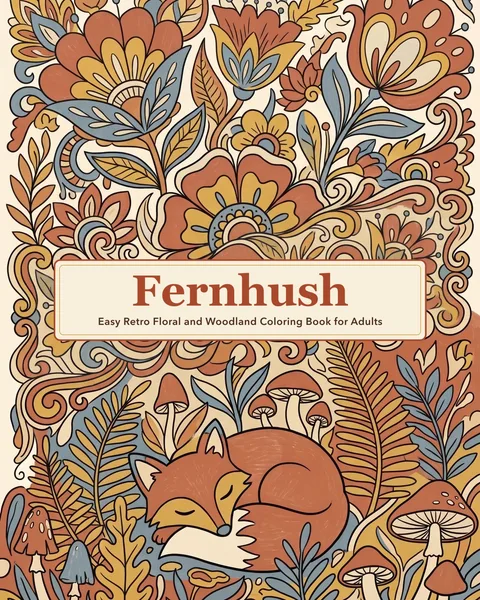 Fernhush printable coloring book