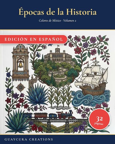 Épocas de la Historia printable coloring book