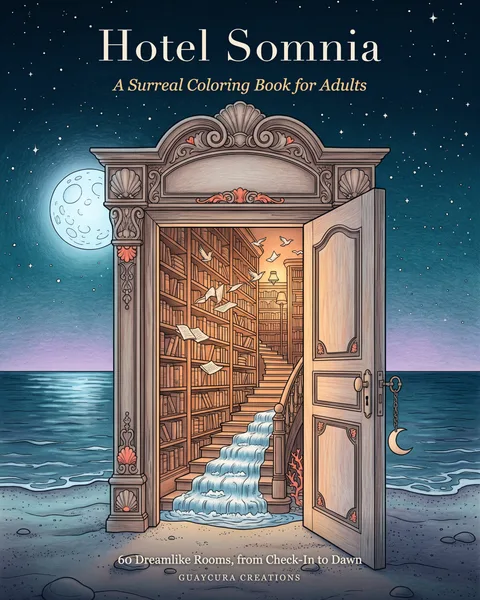Hotel Somnia printable coloring book