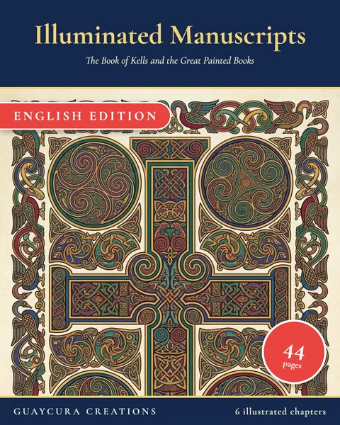 Illuminated Manuscripts printable coloring book