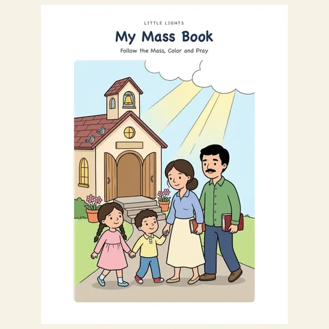 My Mass Book printable coloring book