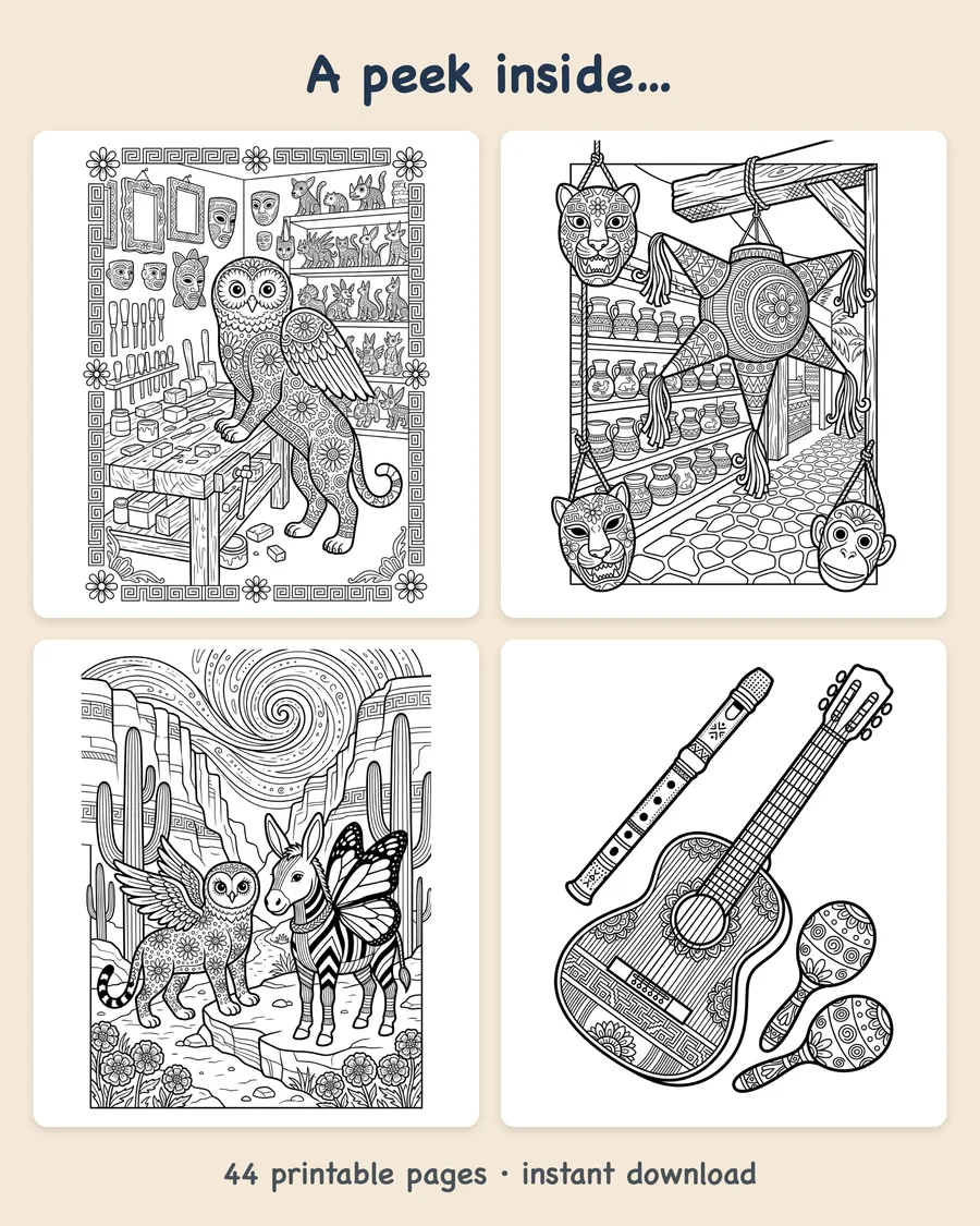 Alebrije Friends Quest — preview grid