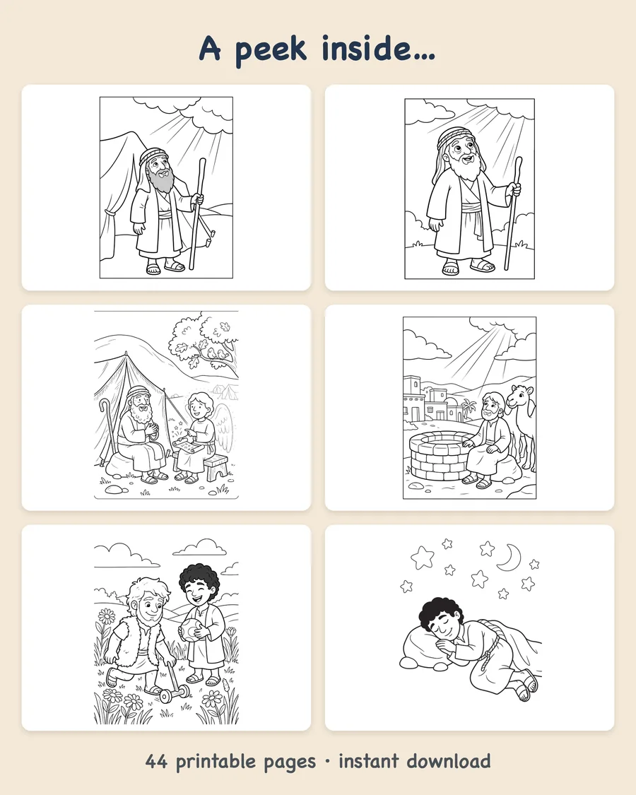 Abraham, Isaac, Jacob, and Joseph — preview grid