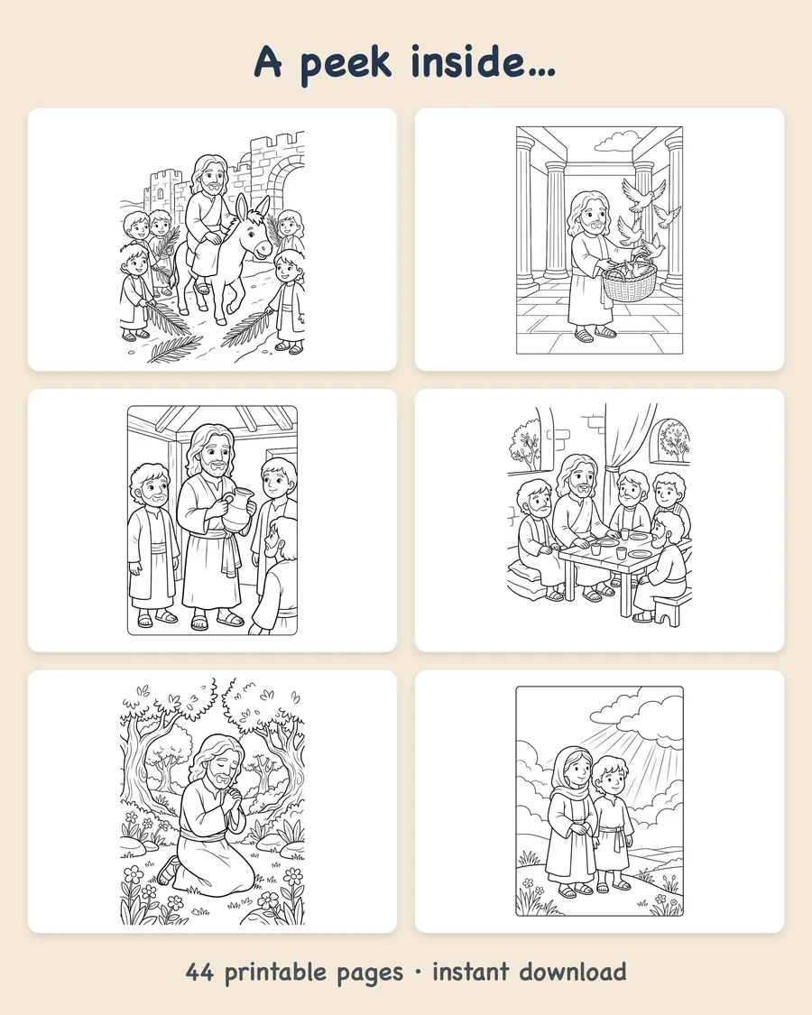 Holy Week, Easter, and the Resurrection — preview grid
