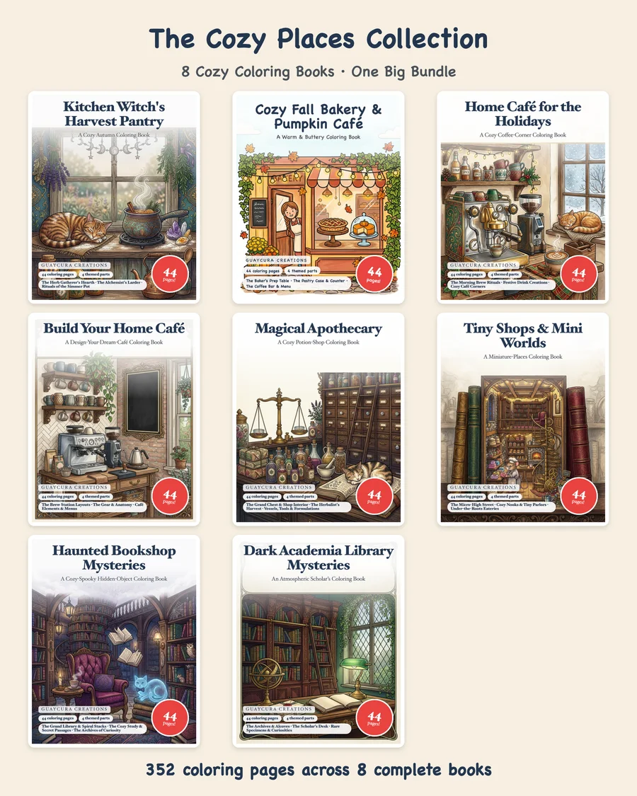 The Cozy Places Collection — bundle collage