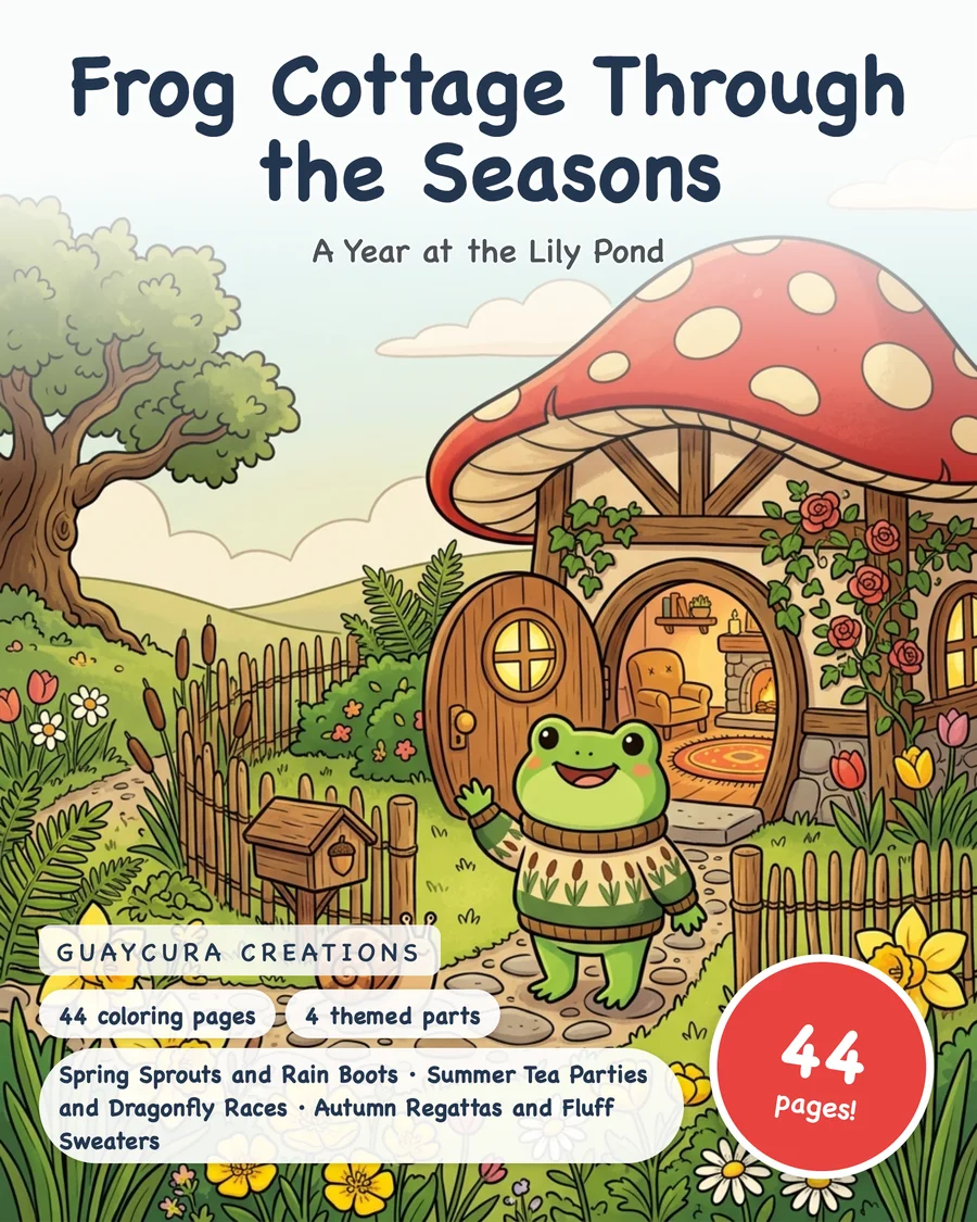 Frog Cottage Through the Seasons — cover main