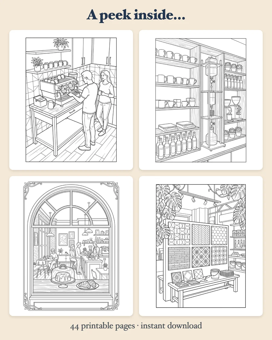 Build Your Home Café — preview grid