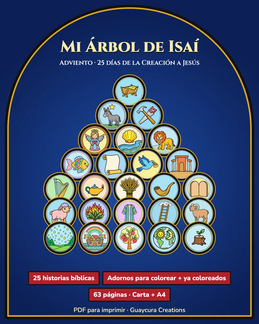 Jesse Tree Advent Pack (Spanish edition) — etsy 01 cover