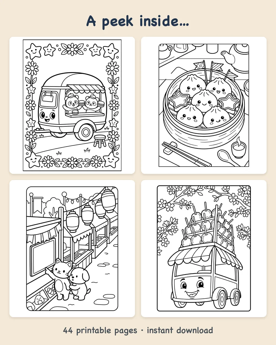 Kawaii Food Truck Festival — preview grid