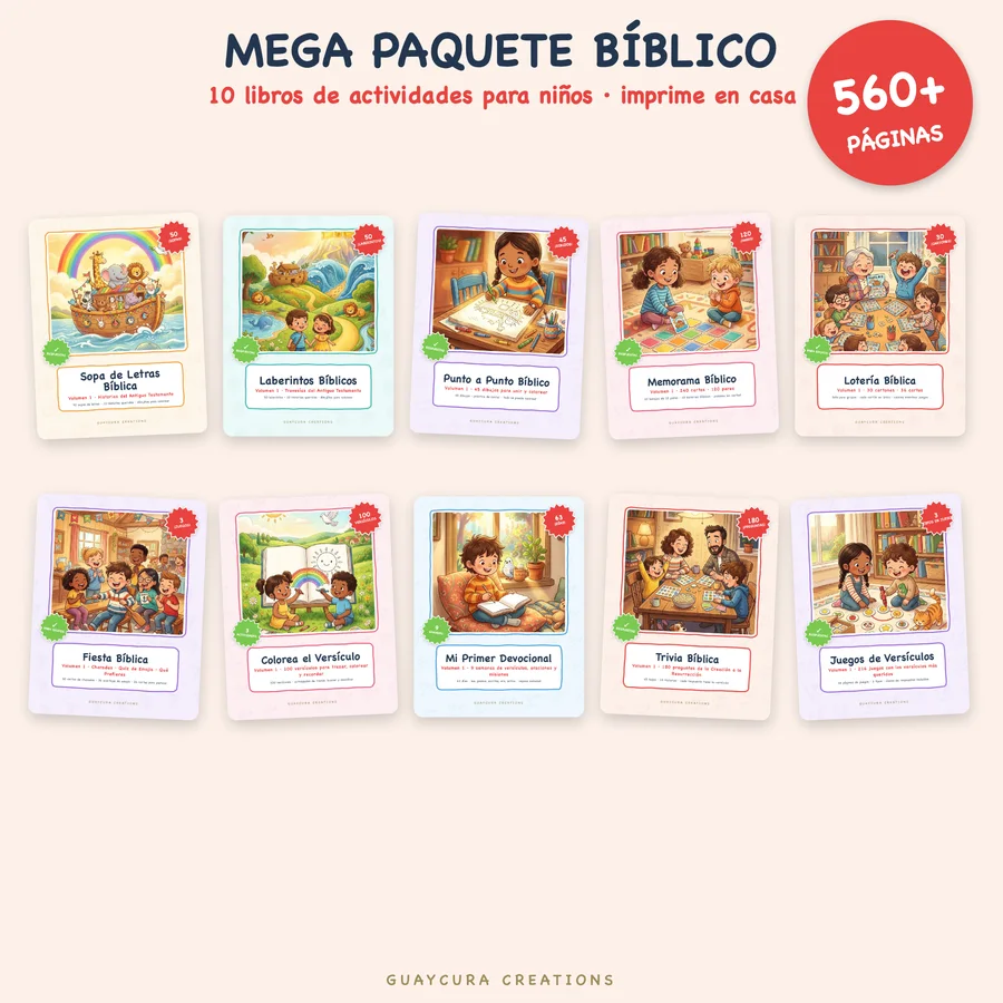 Mega Paquete Bíblico para Niños — etsy 01 hero