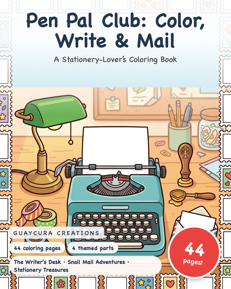 Pen Pal Club: Color, Write & Mail — cover main