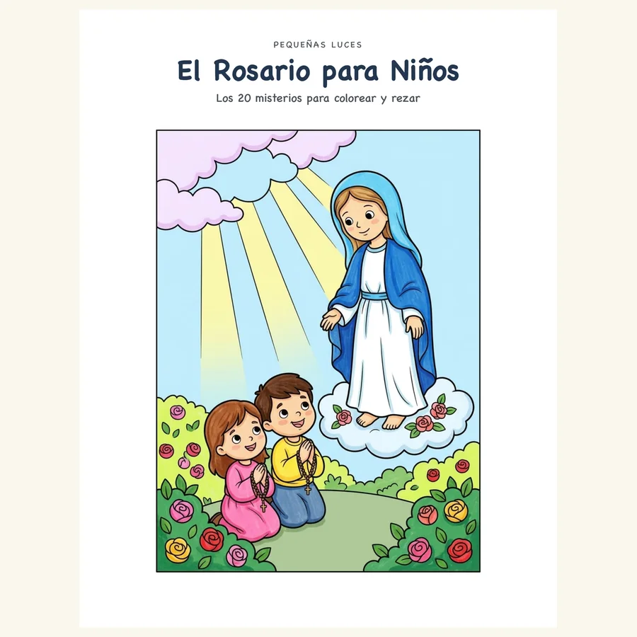 The Rosary for Kids (Spanish edition) — etsy 01 cover