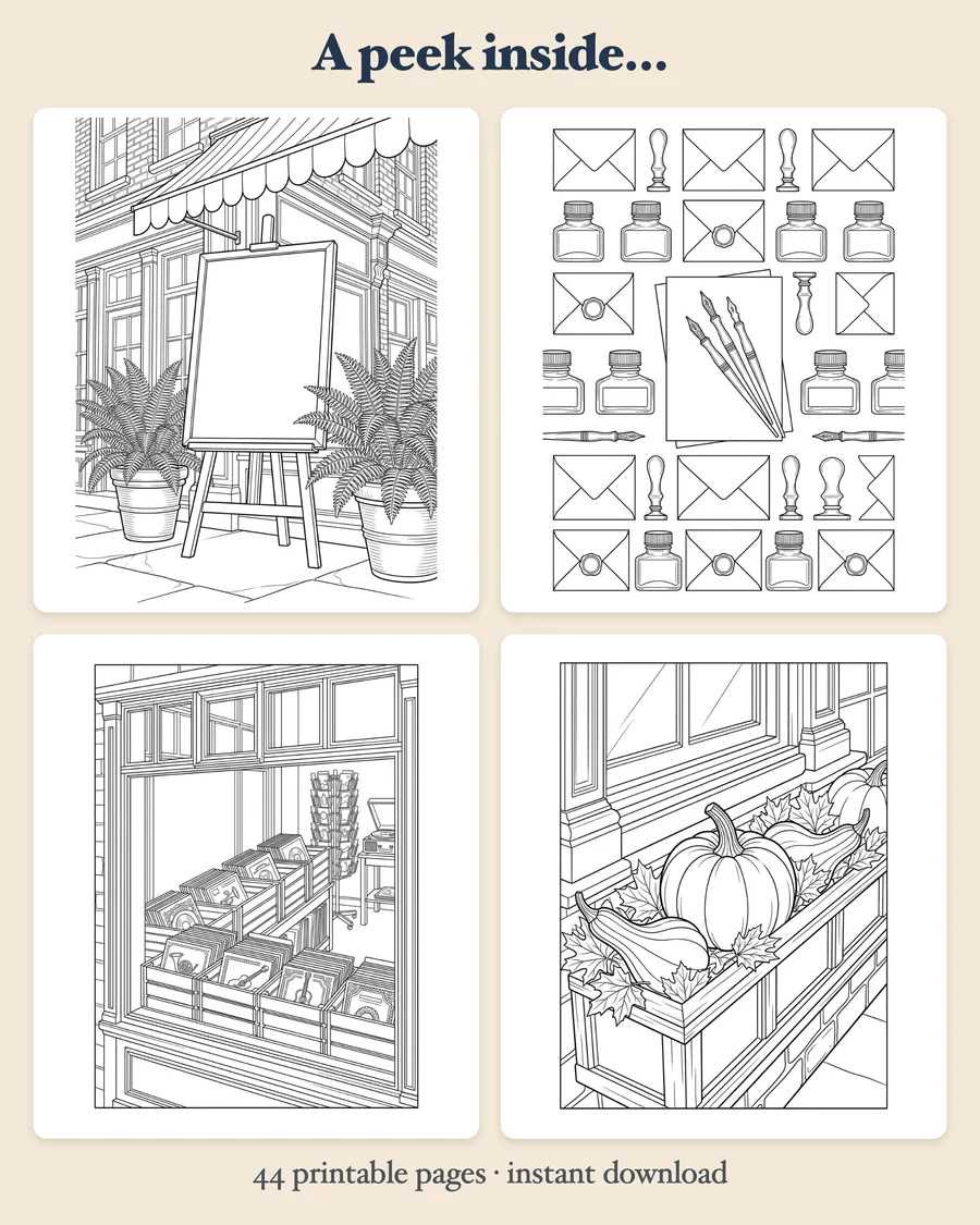 Small Shops on Main Street — preview grid