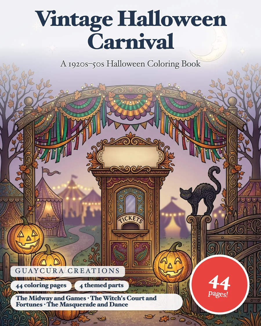 Vintage Halloween Carnival — cover main