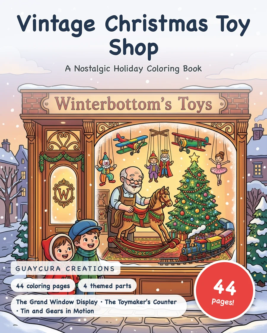 Vintage Christmas Toy Shop — cover main
